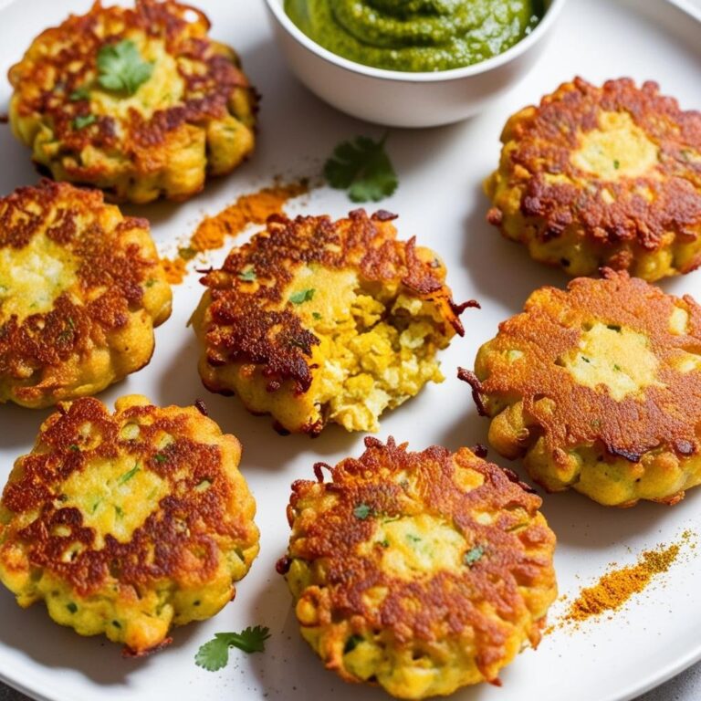 20-Minute Gluten-Free Fritters: Crispy & Healthy Desi Recipe.