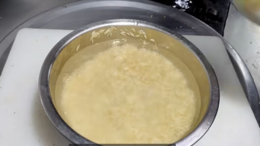 Gluten-Free Chicken Biryani | A Simple Twist on a Classic 2 Rinse the basmati rice under cold water until clear to remove excess starch.